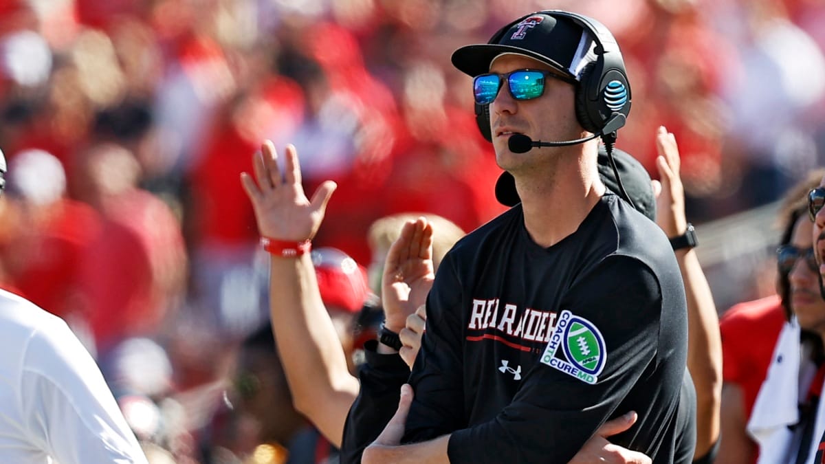 Texas Tech offensive coordinator Zach Kittley