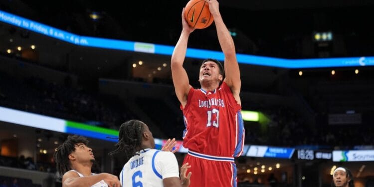 Louisiana Tech forward Daniel Batcho