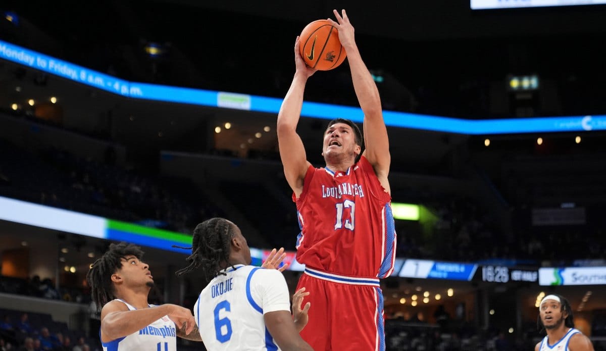 Louisiana Tech forward Daniel Batcho