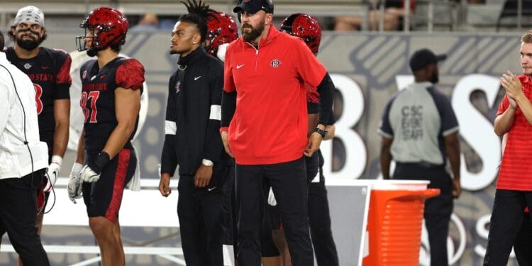 San Diego State head coach Sean Lewis