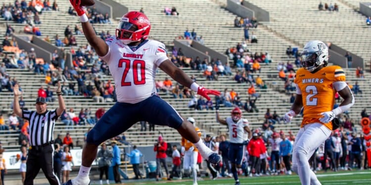 Liberty running back Quinton Cooley