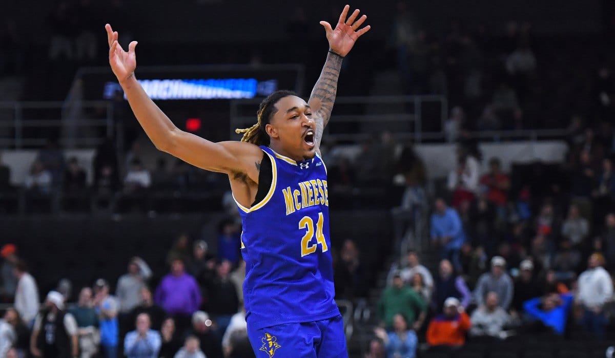 McNeese forward Christian Shumate