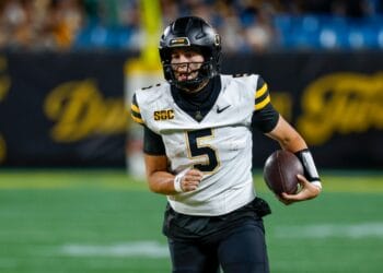 Appalachian State quarterback AJ Swann