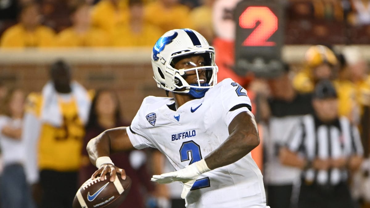 Buffalo quarterback Ta'Quan Roberson