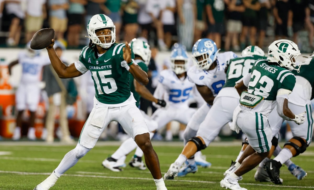 Charlotte quarterback Conner Harrell
