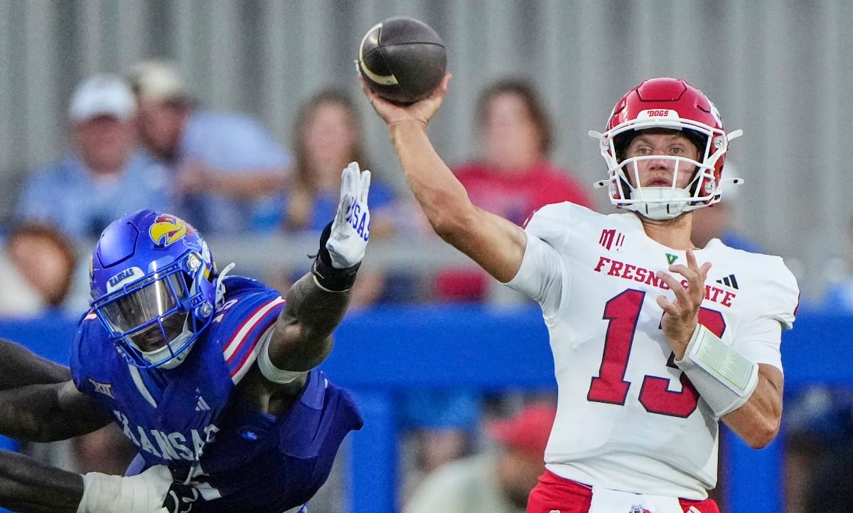 Fresno State quarterback EJ Warner