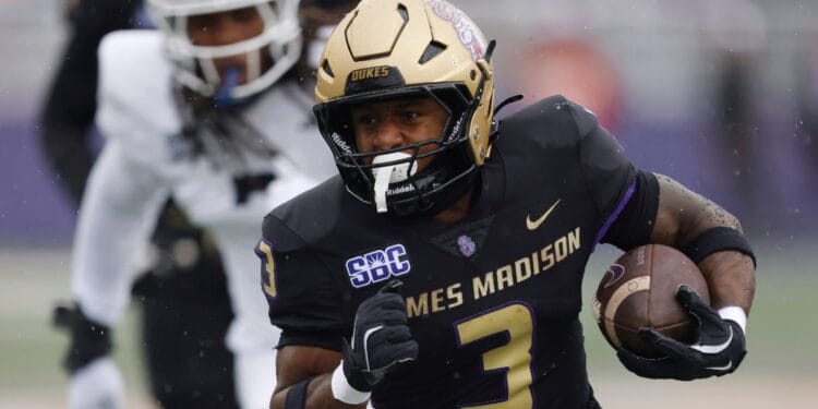 James Madison running back Wayne Knight