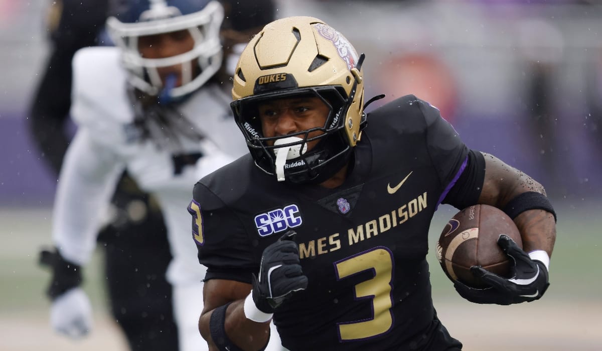 James Madison running back Wayne Knight