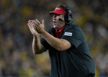 New Mexico head coach Jason Eck