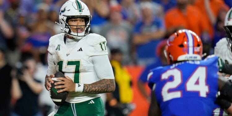 South Florida quarterback Byrum Brown