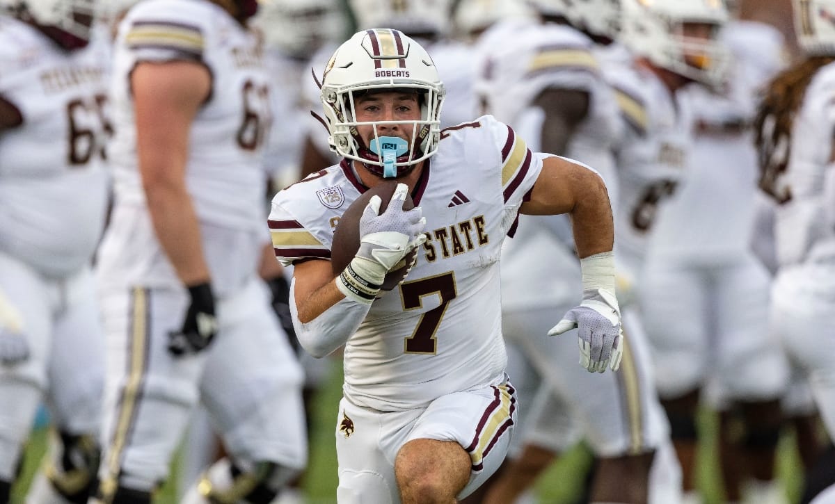 Texas State running back Lincoln Pare