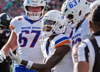 Boise State wide receiver Chris Marshall