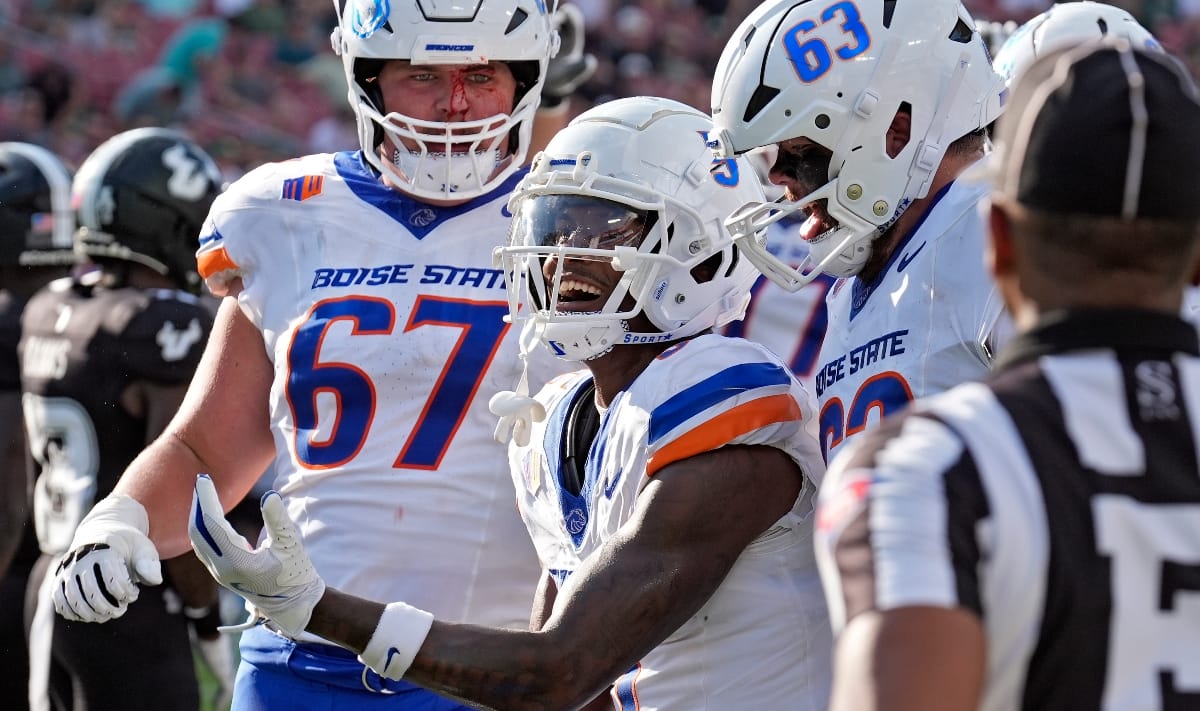 Boise State wide receiver Chris Marshall