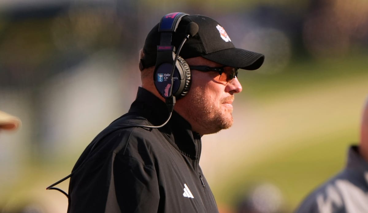 Fresno State head coach Matt Entz