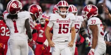 Indiana quarterback Fernando Mendoza