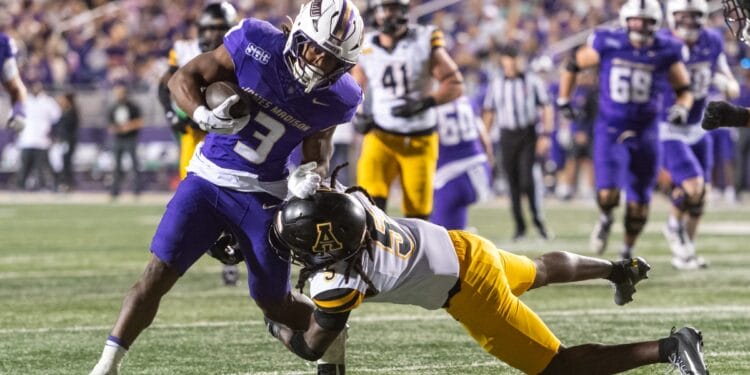 James Madison running back Wayne Knight