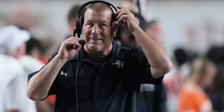 Sam Houston State head coach Phil Longo