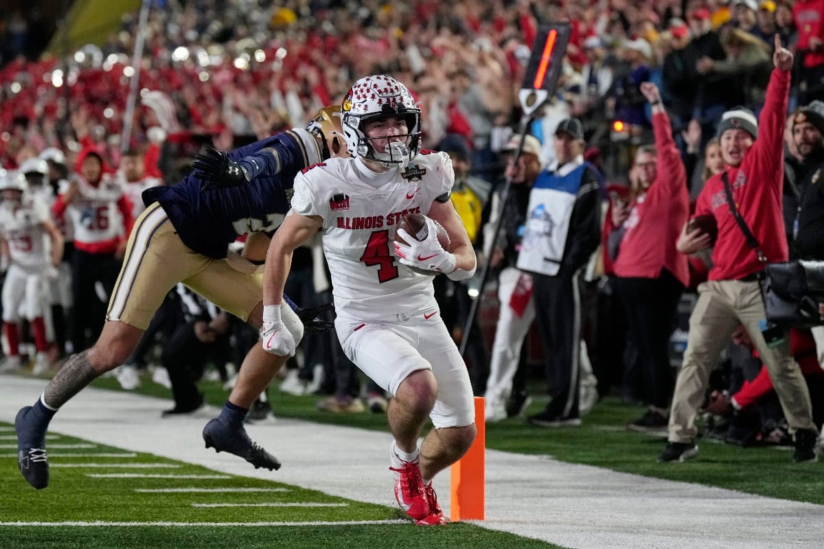 Illinois State wide receiver Dylan Lord