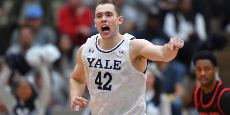 Yale forward Nick Townsend