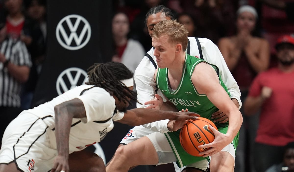 Utah Valley guard Jackson Holcombe
