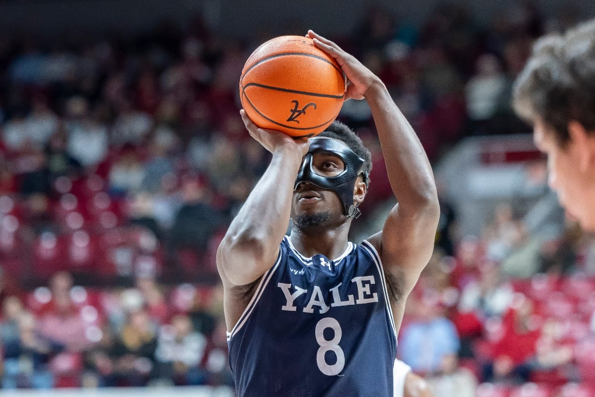Yale forward Isaac Celiscar
