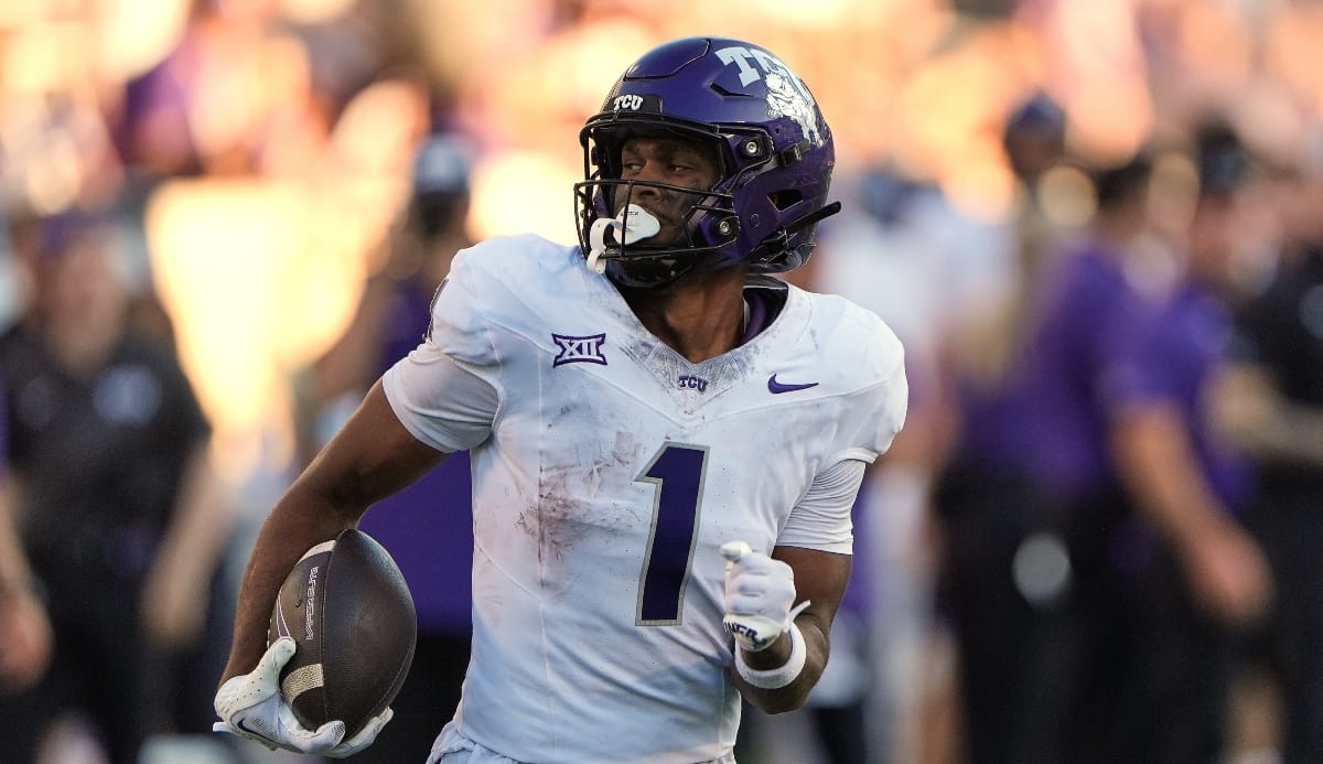 TCU wide receiver Eric McAlister